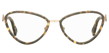 Premium Women Moschino Eyeglasses: MOS585 - Havana(2) - SpecSMART Eye Clinic (Front View)